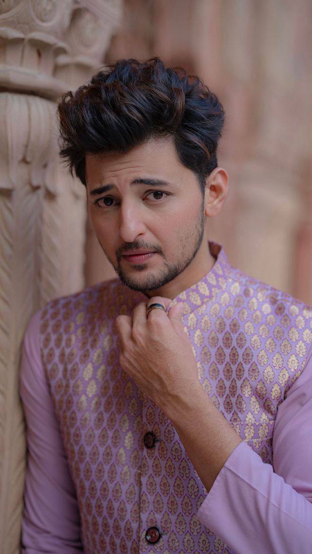 Riwaaz Kurta's DR Lavender Jacquard Jacket And Kurta Set For Men's - Image 4