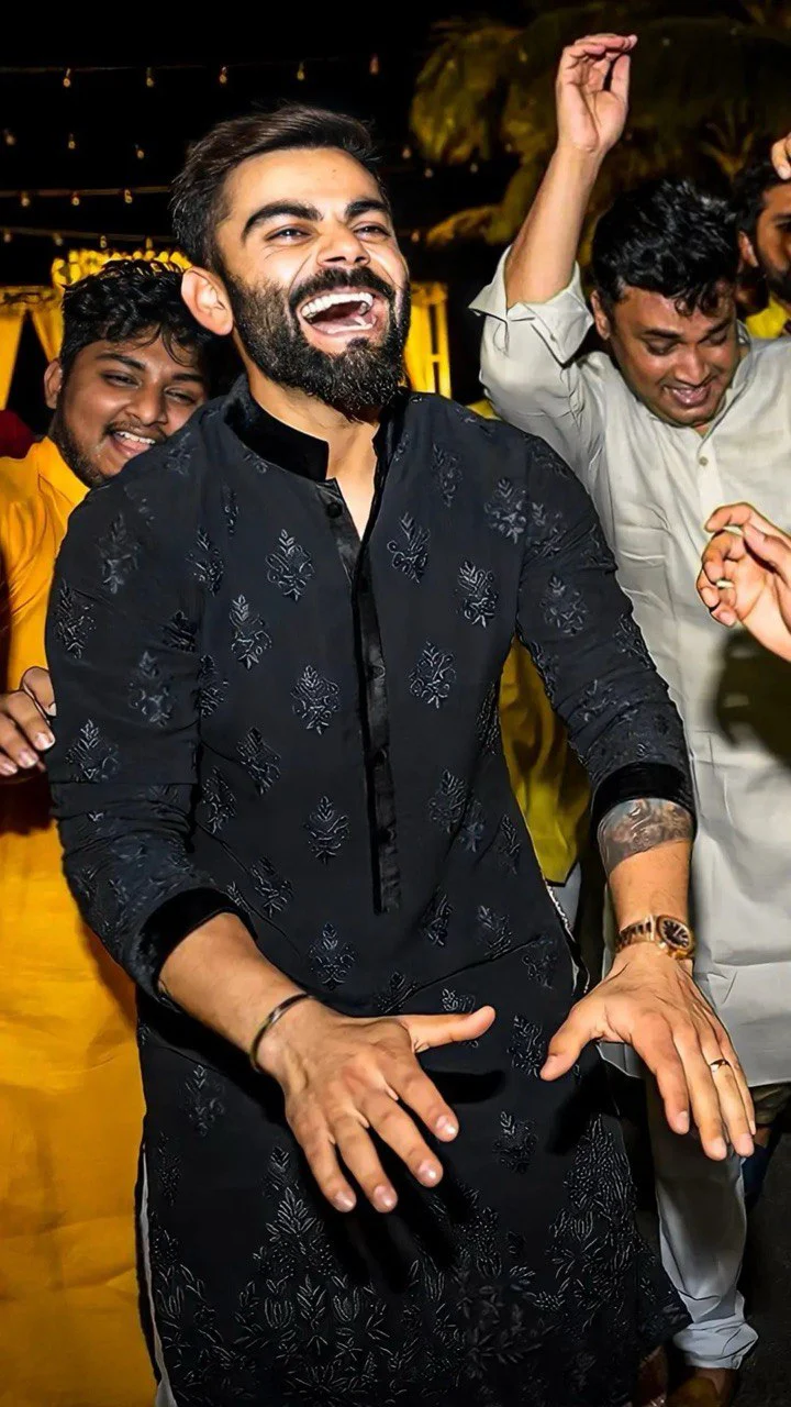 VK Embroidered Men's Kurta with Pajama - Image 3